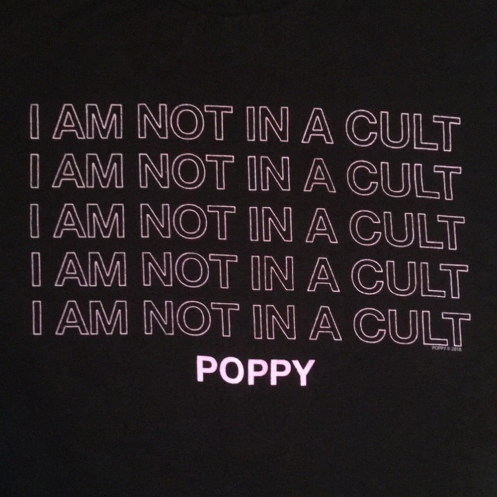 Hottopic Poppy “I’m not in a cult” T-Shirt